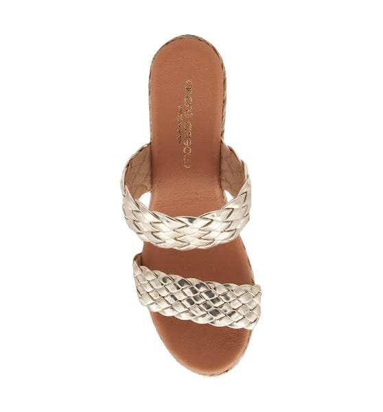 Andre Assous Aria Platinum Espadrille Wedge Sandal – Shoooz On