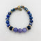 ANGELITE AND LAPIS LAZULI BRACELET