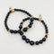 BLACK ONYX AND OBSIDIAN BRACELETS