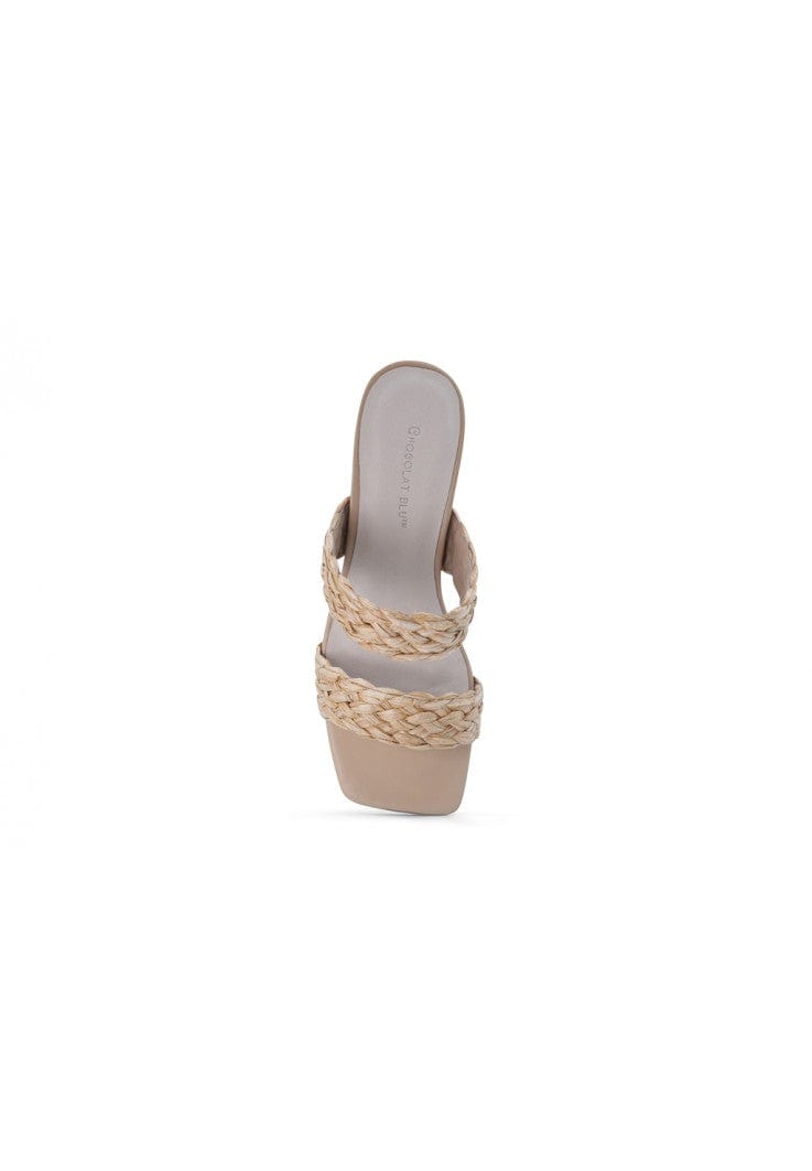 DOVE RAFFIA SANDAL