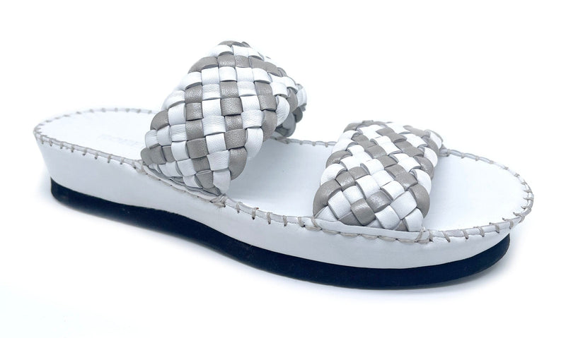 Gala sandal white/silver