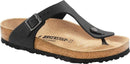 Birkenstock GIZEH Black Oiled Leather - Toe Thong