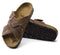 Birkenstock Lugano Tobacco  Oiled Leather Crossed-Strapped Sandal - Men