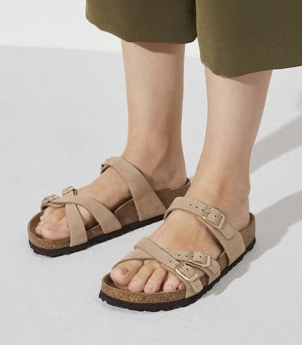 Birkenstock Soft Footbed Franca Sandcastle 3 Strap Sandal