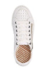 Taos ZIPSTER White Zipper Sneaker